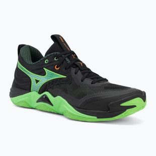 Buty do siatkówki Mizuno Wave Momentum Elite black/glowing apple/mandarin orange
