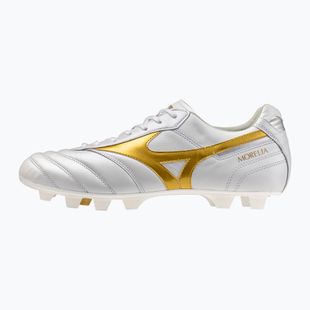Buty piłkarskie Mizuno Morelia II Japan FG white/football gold/galaxy silver