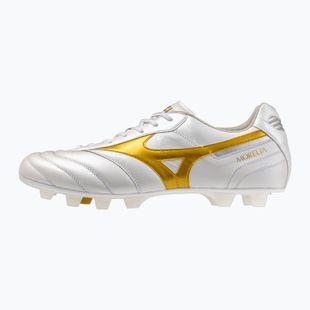 Buty piłkarskie Mizuno Morelia II Elite FG white/football gold/galaxy silver