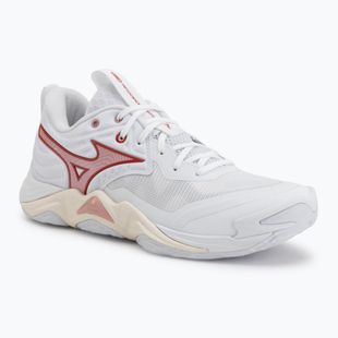 Buty do siatkówki damskie Mizuno Wave Momentum Elite white/rose elegance/lava falls