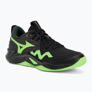 Buty do siatkówki Mizuno Wave Momentum Pro black/glowing apple/mandarin orange