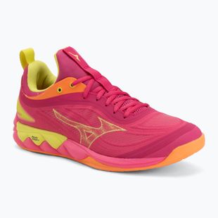 Buty do siatkówki Mizuno Wave Luminous 3 mugen pink tetra/fortune yellow/ligh