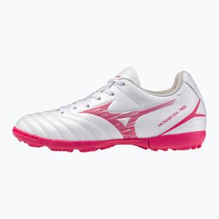 Buty piłkarskie dziecięce Mizuno Monarcida Neo III Select Jr AS white/fuchsia purple