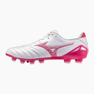 Buty piłkarskie Mizuno Morelia Neo IV Pro FG white/fuchsia purple/fuchsia purple