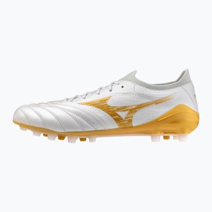 Buty piłkarskie Mizuno Morelia Neo IV Beta Japan AG white/mp gold/cool gray 3c