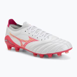Buty piłkarskie Mizuno Morelia Neo IV Beta Elite FG white/pink tetra/fuchsia purple