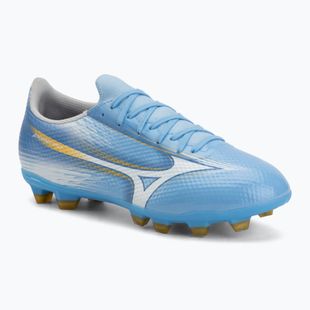 Buty piłkarskie dziecięce Mizuno Alfa III Select Jr FG celeste/white