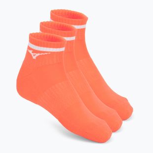 Skarpety Mizuno Training Mid With Line Lava Orange