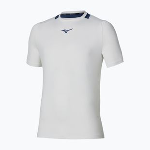 Koszulka tenisowa męska Mizuno Tennis Core Short Sleeve Tee white/insignia blue