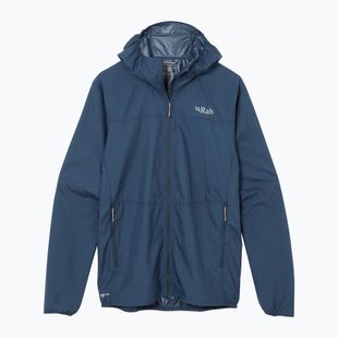 Kurtka przeciwiatrowa męska Rab Windgather Hoody tempest blue