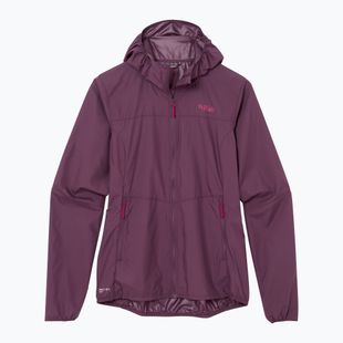Kurtka przeciwiatrowa damska Rab Windgather Hoody mulberry