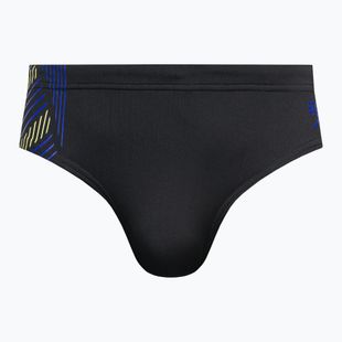 Slipy pływackie męskie Speedo Tech Panel 7 cm Brief black/chroma blue/spritz