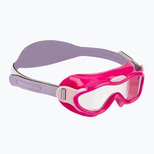 Maska do pływania dziecięca Speedo Biofuse Mask Infant electric pink/miami lilac/blossom/clear