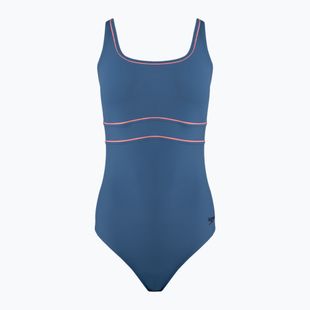 Strój pływacki jednoczęściowy damski Speedo New Contour Eclipse ageon blue/cinder rose