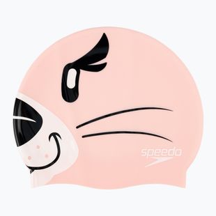 Czepek pływacki dziecięcy Speedo Printed Character aria blossom/white