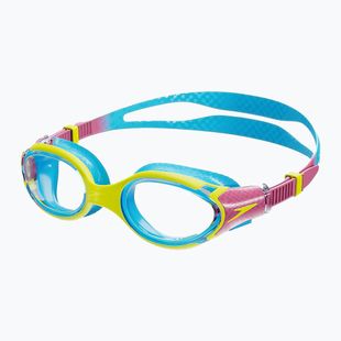 Okulary do pływania dziecięce Speedo Biofuse 2.0 lemon drizzle/kiki pink/picton blue
