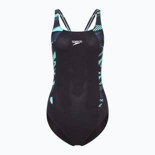 Strój pływacki jednoczęściowy damski Speedo HyperBoom Splice Muscleback dark teal