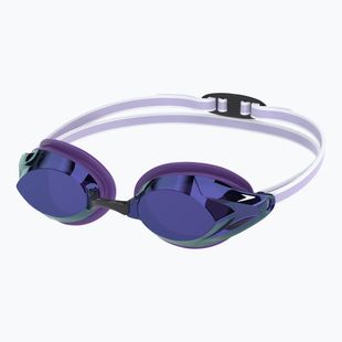 Okulary do pływania damskie Speedo Vanquisher 3.0 Mirrored purple haze/iris/silver mirror