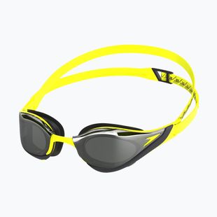 Okulary do pływania Speedo Fastskin Pure Focus Mirror hyper yellow/smoke/silver mirror