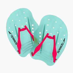 Wiosełka do pływania Speedo Tech lava red/chill arctic glass