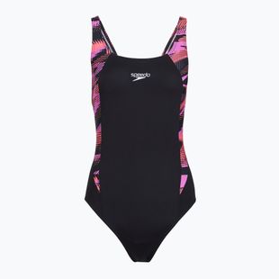 Strój pływacki jednoczęściowy damski Speedo HyperBoom Splice Muscleback neon violet