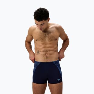 Bokserki pływackie męskie Speedo Endurance+ MAX Splice Aquashort navy/sugar blue