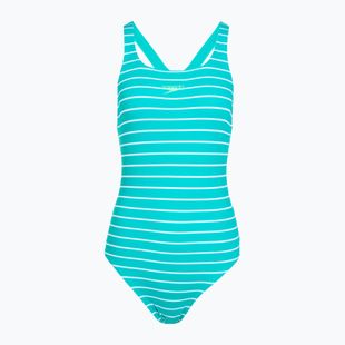 Strój pływacki jednoczęściowy damski Speedo Eco Endurance+ Printed Medalist turquoise gem