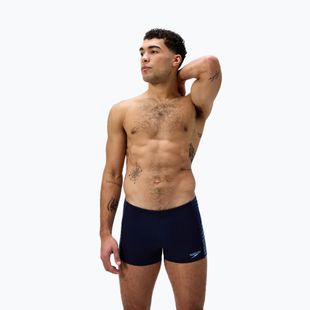 Bokserki pływackie męskie Speedo Endurance+ Tech Panel Aquashort navy/sugar blue