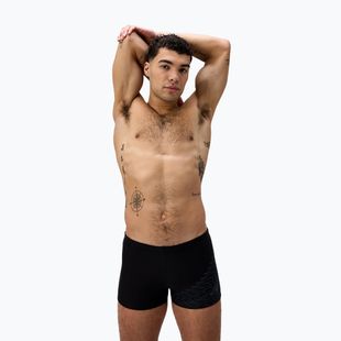 Bokserki pływackie męskie Speedo Medley Logo Aquashort black/lead grey