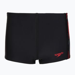 Bokserki kąpielowe chłopięce Speedo Plastisol Placement Aquashort anthracite/hrr