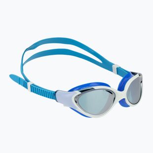 Okulary do pływania damskie Speedo Biofuse 2.0 Mirror light honeydew/cobalt/silver mirror