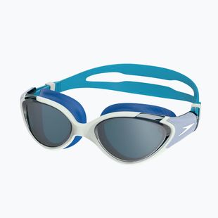 Okulary do pływania damskie Speedo Biofuse 2.0 Mirror light honeydew/cobalt/silver mirror
