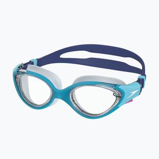 Okulary do pływania damskie Speedo Biofuse 2.0 mayan blue/clear