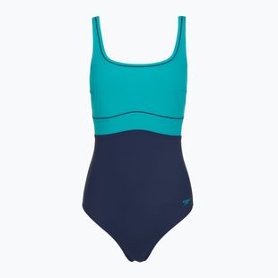 Strój pływacki jednoczęściowy damski Speedo Shaping Contour Eclipse peacock teal/peacoat