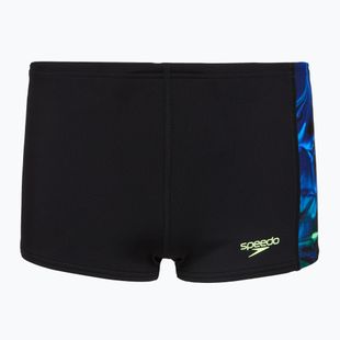Bokserki kąpielowe chłopięce Speedo Digital Panel Aquashort Anthracite/Clover