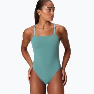 Strój pływacki jednoczęściowy damski Speedo Active Back storm green