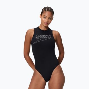 Strój pływacki jednoczęściowy damski Speedo Endurance+ Logo Hydrasuit anthracite
