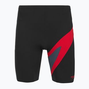 Jammery pływackie męskie Speedo Hyperboom anthracite/high risk red