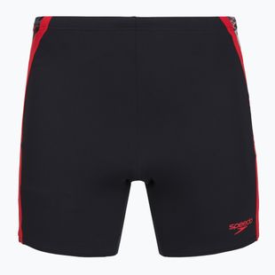 Jammery pływackie męskie Speedo Hyper Boom Splice Mid anthracite/high risk red