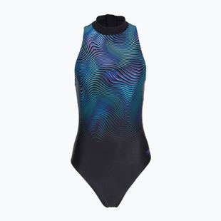 Strój pływacki jednoczęściowy damski Speedo Print Hydrasuit anthracite