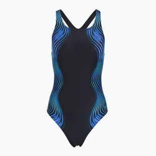 Strój pływacki jednoczęściowy damski Speedo Print Medalist anthracite