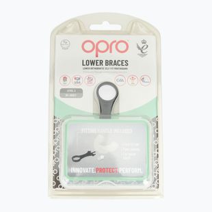 Ochraniacz szcęki Opro Lower Braces biały