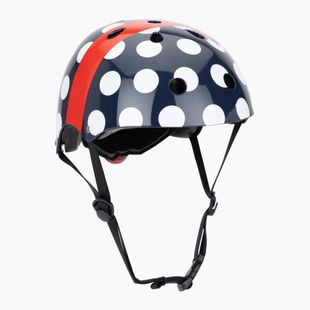 Kask rowerowy dziecięcy Hornit PolkaDot navy/white/red