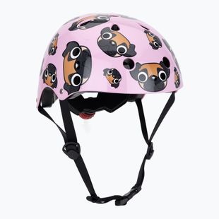 Kask rowerowy dziecięcy Hornit Pug pink/brown