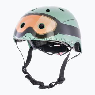 Kask rowerowy dziecięcy Hornit Military mint