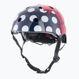 Kask rowerowy dziecięcy Hornit PolkaDot navy/white/red