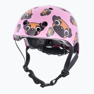 Kask rowerowy dziecięcy Hornit Pug pink/brown