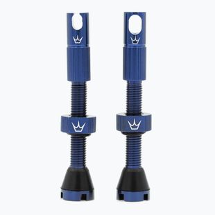 Zestaw wentyli presta Peaty's X Chris King MK2 Tubeless Valves 42 mm navy
