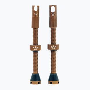 Zestaw wentyli presta Peaty's X Chris King MK2 Tubeless Valves 60 mm bourbon