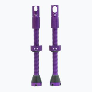 Zestaw wentyli presta Peaty's X Chris King MK2 Tubeless Valves 60 mm violet